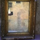 Ancient golden frame mirror  59x77cm