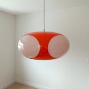 Orange/white bug-eye UFO pendant lamp – Massive