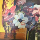 Tableau nature morte fleurs