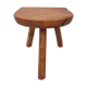 Solid wood tripod milking stool