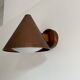 Vintage copper and opaline wall light, BEGA 1960