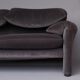 3-seater model Maralunga sofa by Vico Magistretti, Cassina