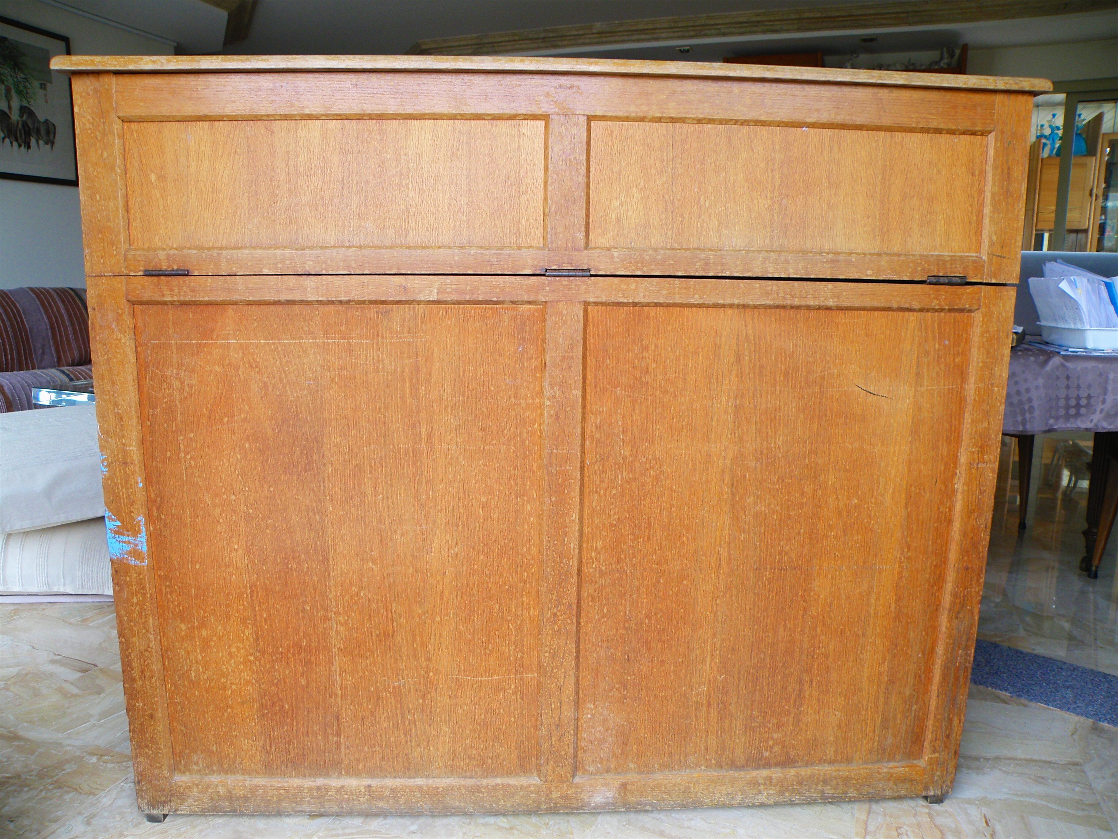 Meuble scolaire 1950 range cartes