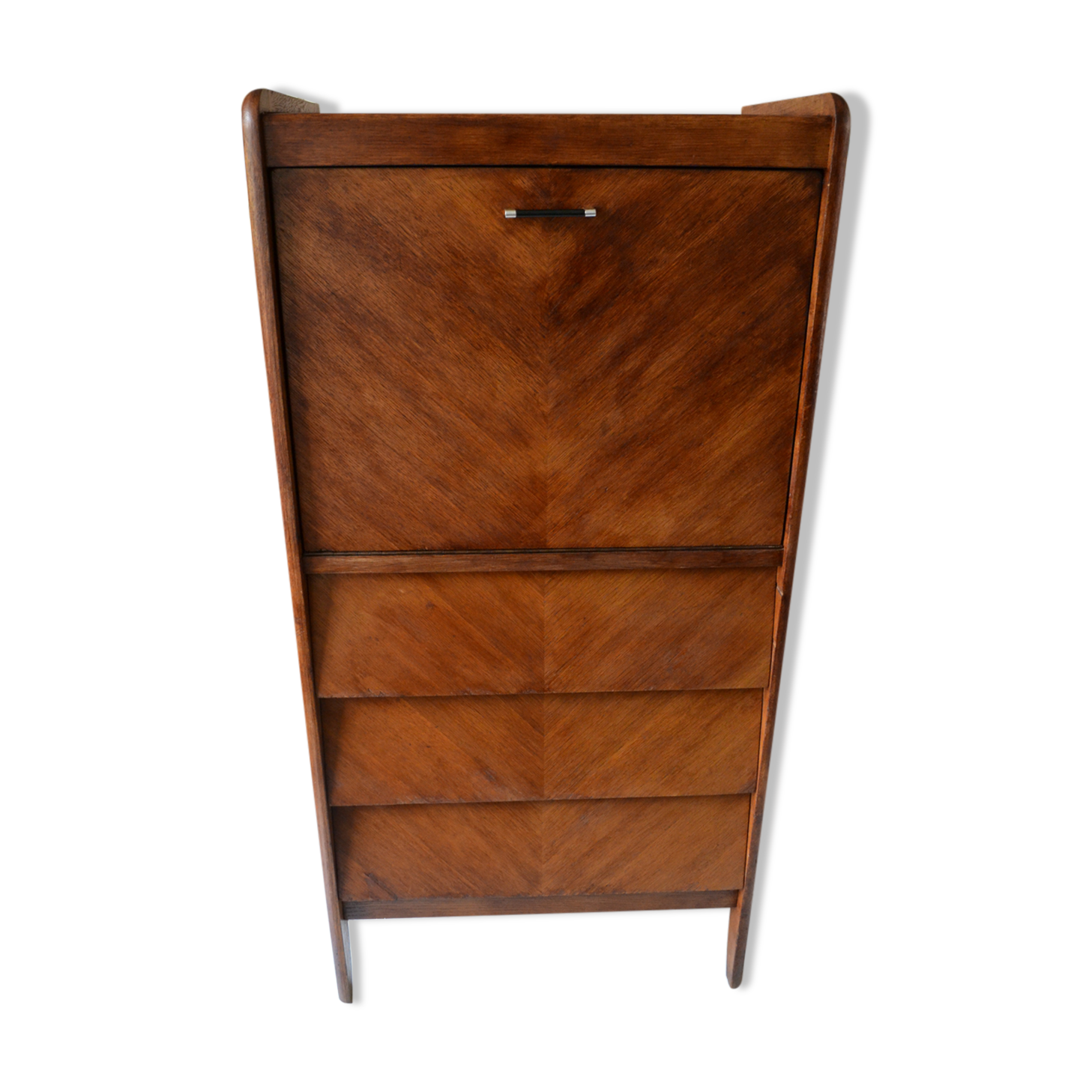 Vintage secretary inclined oak 50s/60s
