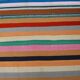 Vintage colourful flat kilim hallway rug 90x306 cm