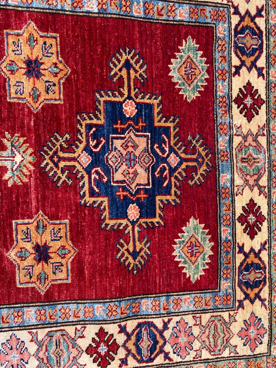 Chobi afghan contemporary carpet 100x142 cm