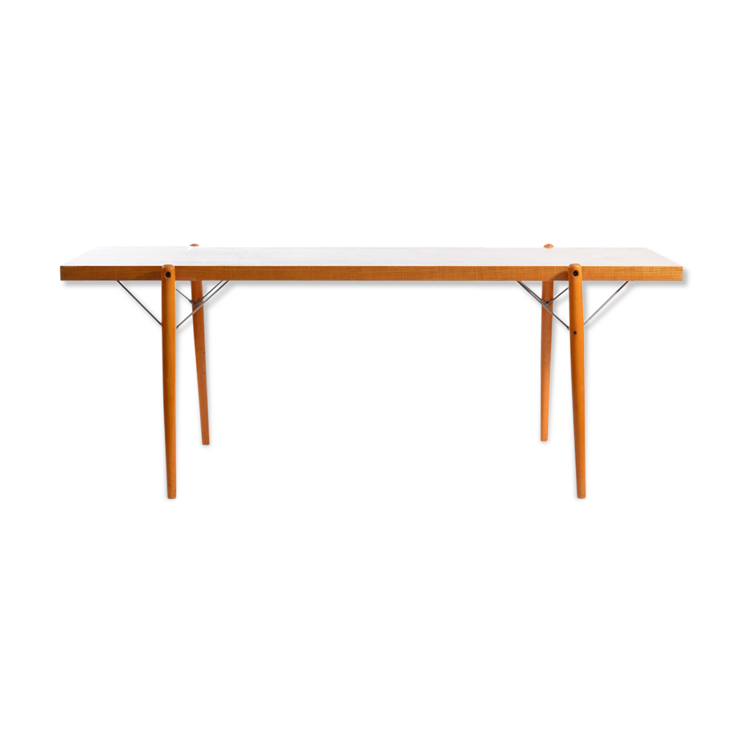 Long Coffee Table In Beech, Jitona 1960s