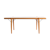 Long Coffee Table In Beech, Jitona 1960s