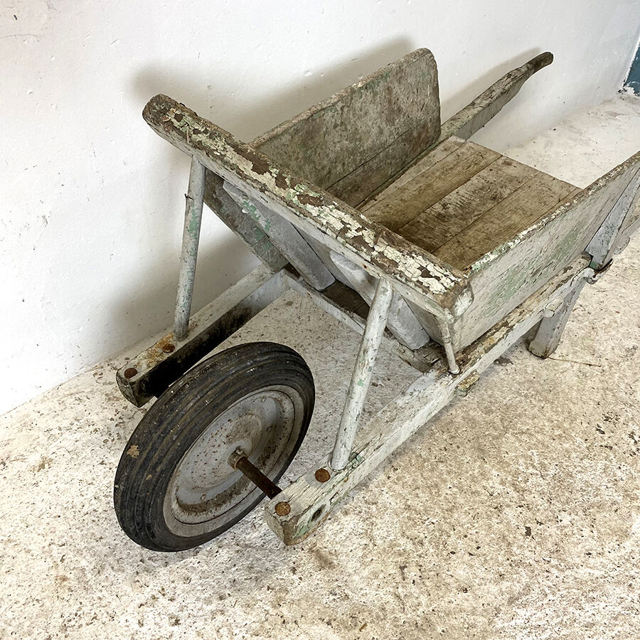 Vintage wheelbarrow 50's