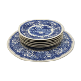 Lot 1 dish to pie and 6 plates Villeroy & Boch