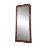 Grand miroir en bois massif hauteur 2 mètres des années 1940