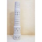 Georges Pelletier, totem floor lamp in white earth.