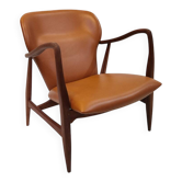 Madsen & Schubell , Fauteuil lounge , années 1950, Danemark