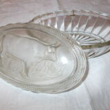 Old butter plate