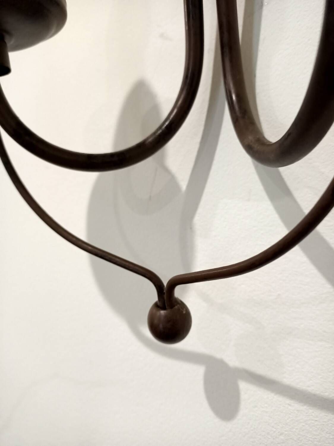 Pair of matte metal wall lights