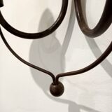 Pair of matte metal wall lights