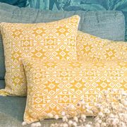 Coussin Dokmai jaune 30x50 cm