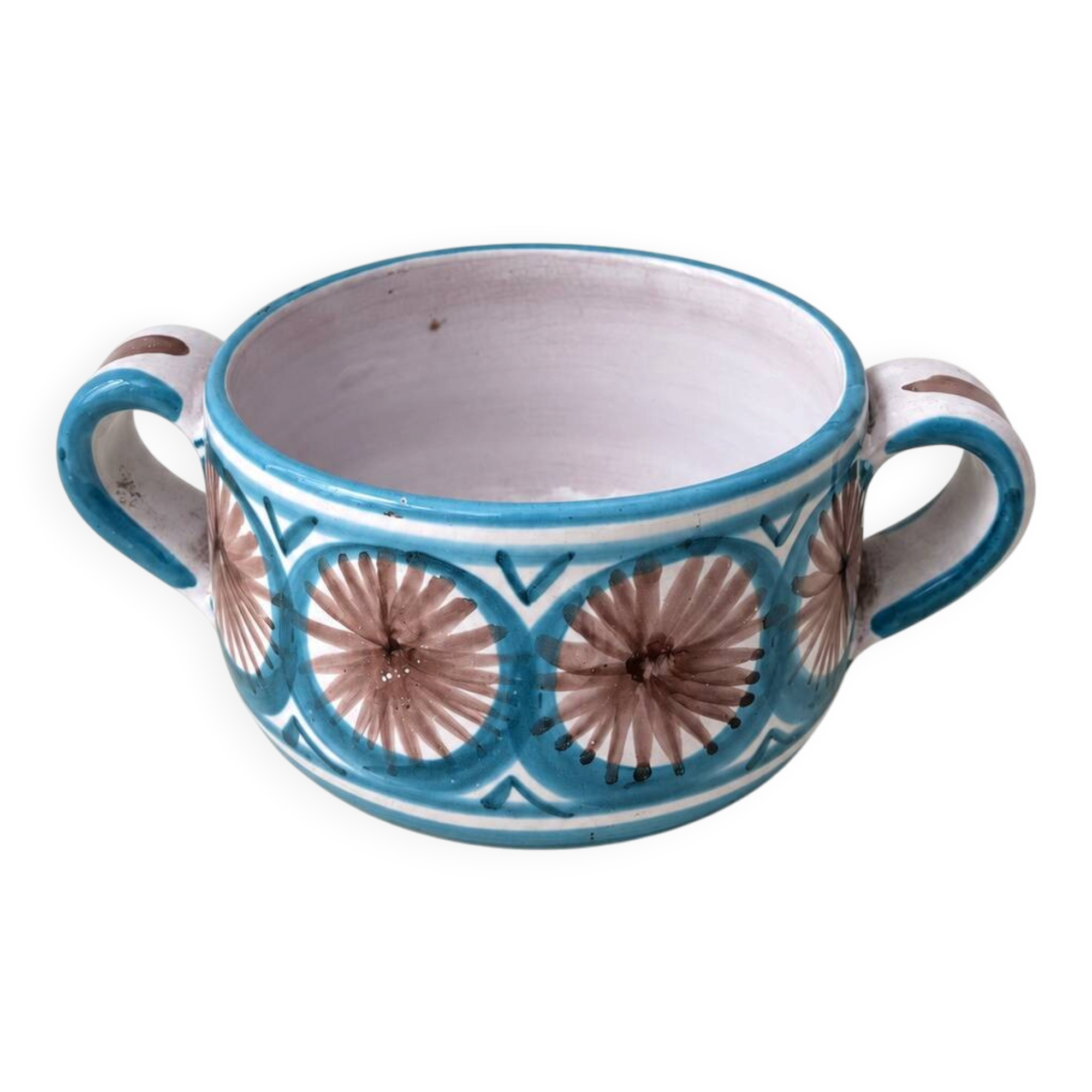 Ceramic pot with two handles by Robert Picault "Table Bin", 1960s