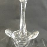 Swan Trinket Crystal Glass Art Vannes-Le-Chatel /Vintage 1960