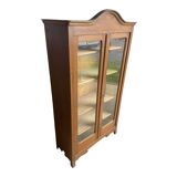 Art-Deco walnut bookcase