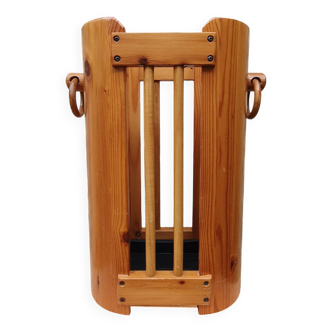 Porte-parapluie en pin