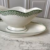 Saucière terre de fer st amand green early twentieth century