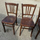 Set of 4 Luterna wooden bistro chairs