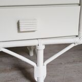 Rattan and bamboo chest of drawers