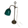 Vintage lamp 1900 celadon jeweler workshop brass - 56 cm