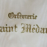 12 sugar spoons Saint Medard silver metal