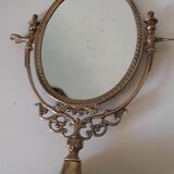 table Mirror in brass