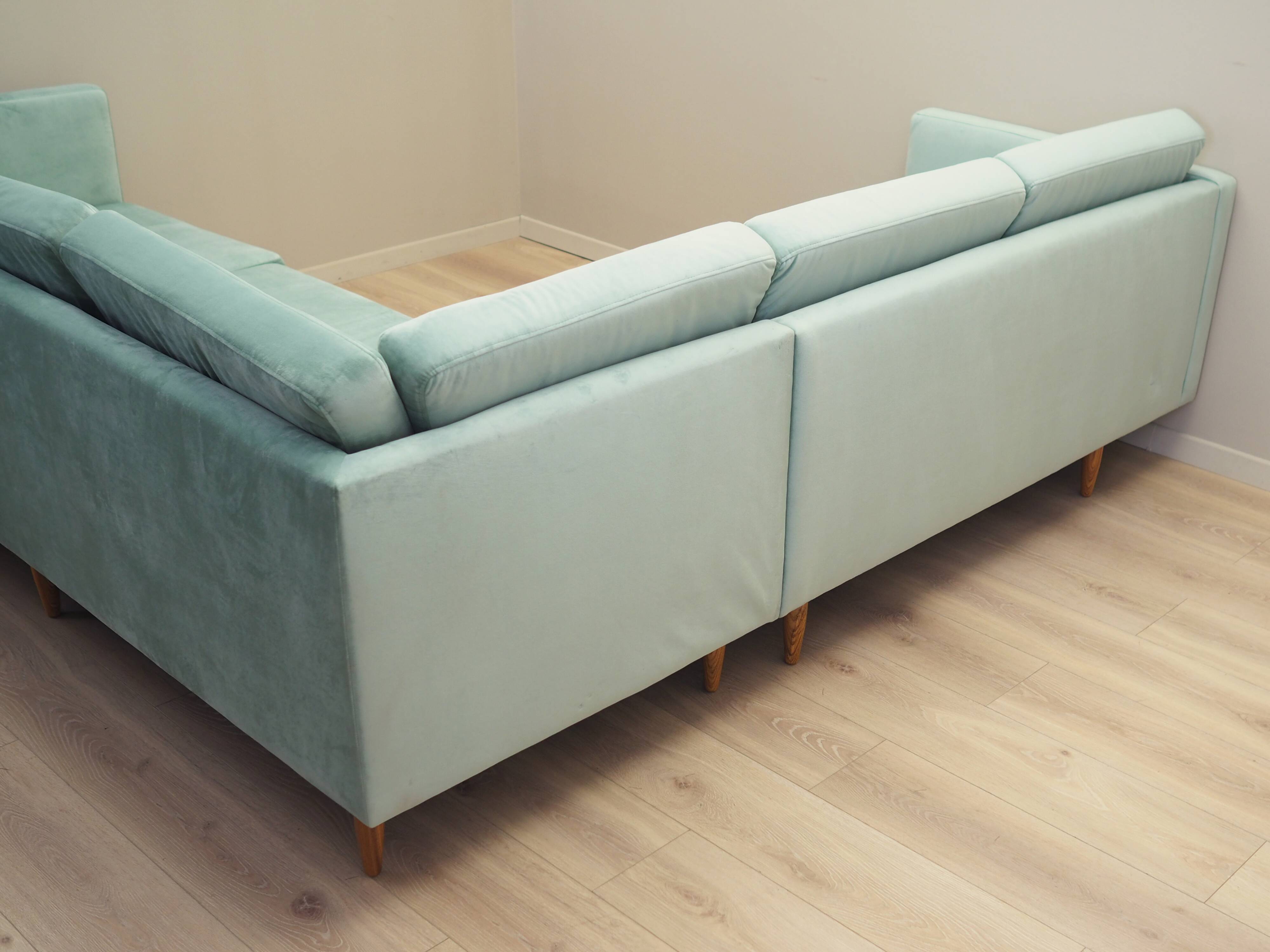 Mint corner sofa, Danish design, 1990s, production: Denmark