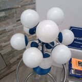 Sputnik lamp space age 12 globes 1970s