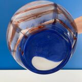 Opaline Florence pitcher vase in marble blue color
