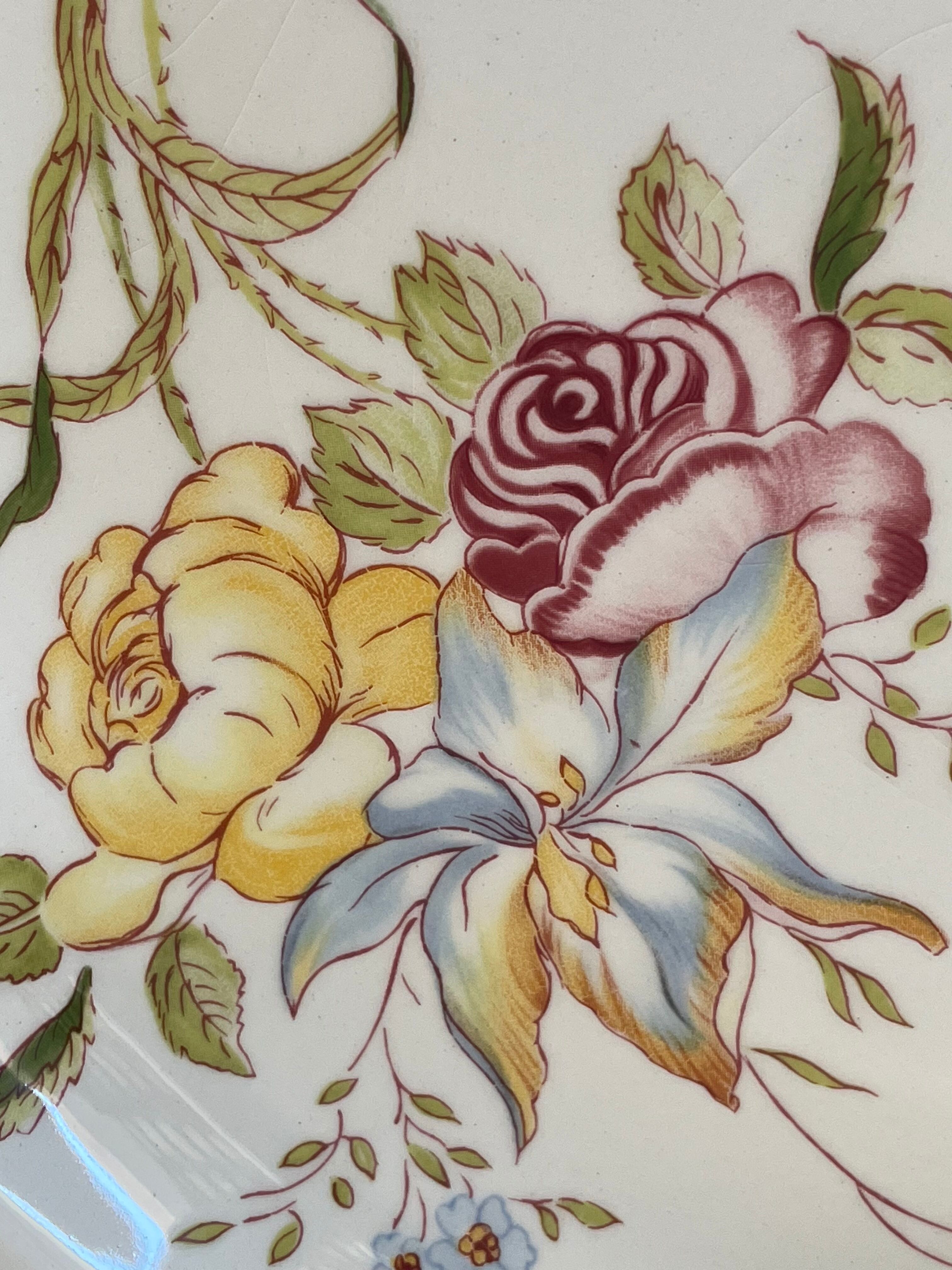 Two ceramic dishes from Gien model Montpellier