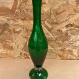 Ancien pichet aiguière verre vert & transparent vintage