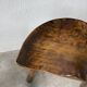 Pair of Le Selou tripod shepherd's stools