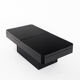 Vintage coffee table with storage, France 1980