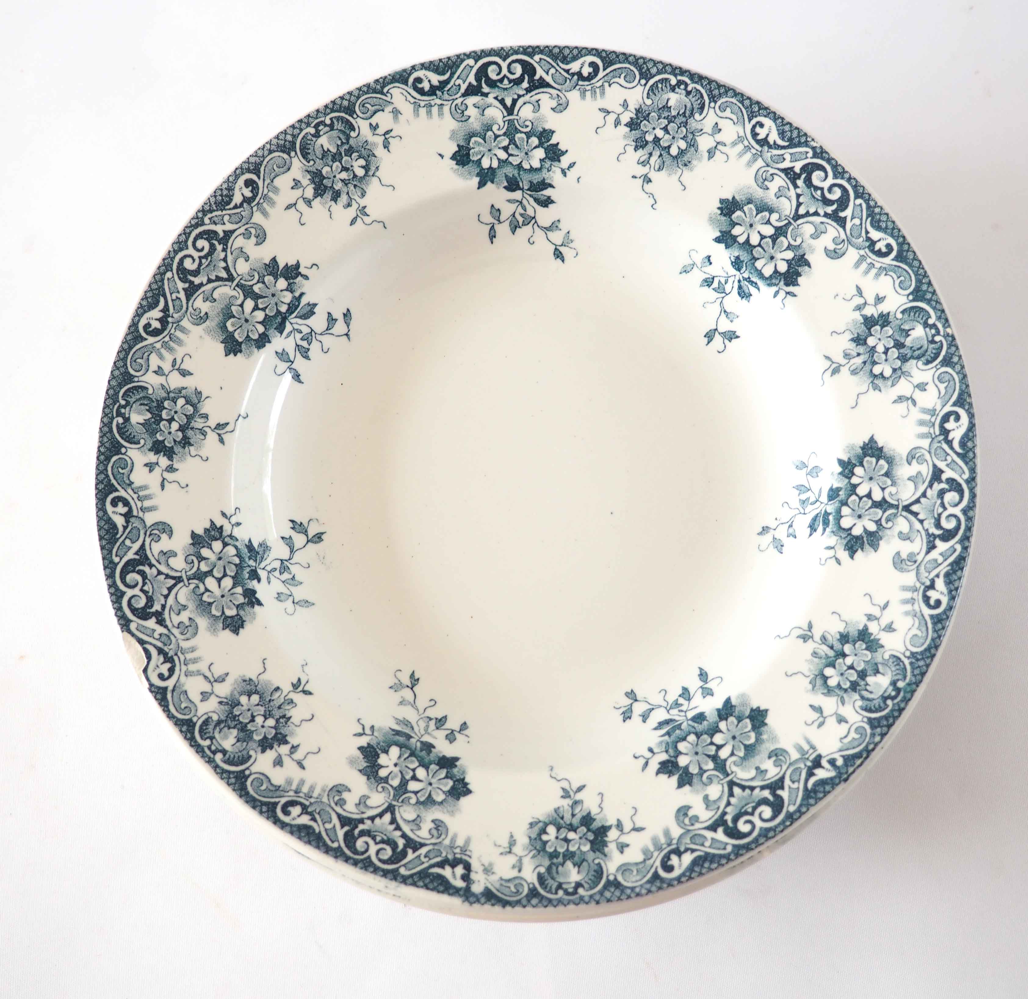 6 Terre de Fer Slate Plates