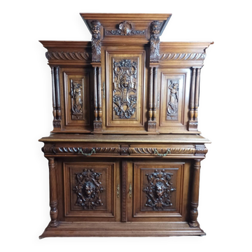 19th Century Walnut Renaissance Buffet