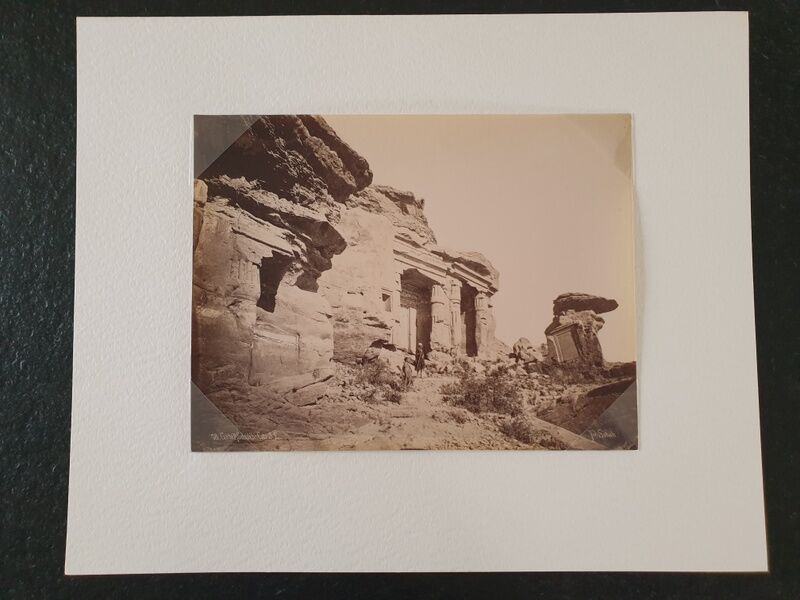 Pascal Sébah (1823-1886) - Photograph, albumen print - Gébel Silsiléh, South East side, Egypt