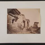 Pascal Sébah (1823-1886) - Photograph, albumen print - Gébel Silsiléh, South East side, Egypt
