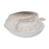 Salad bowl moulded glass apple