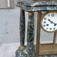 20th century bronze portico and cage clock signed cartier
