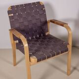 2x Alvar Aalto Model 45 Armchairs, 1970s Artek Finland