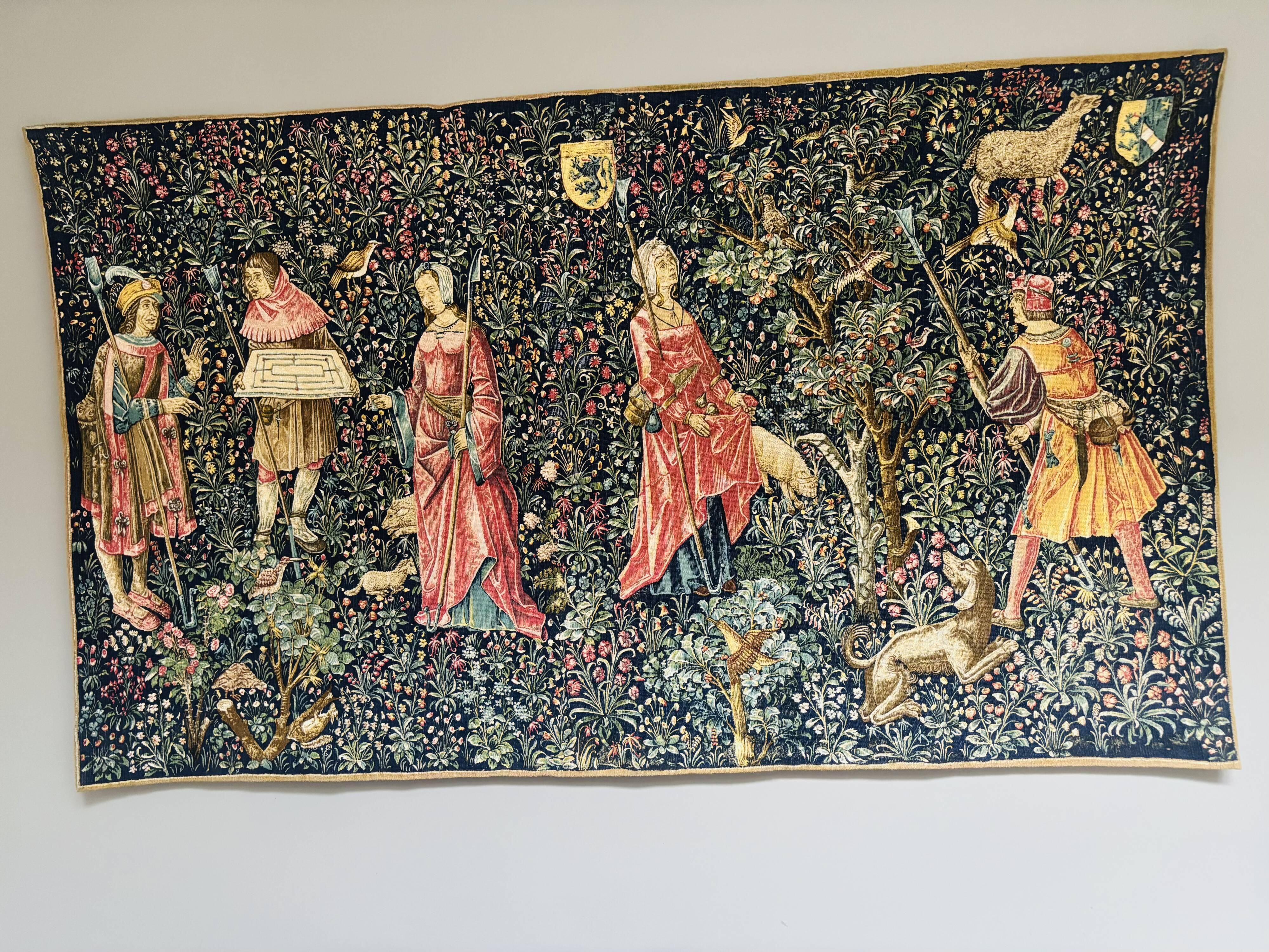 Reproduction Wall Tapestry HAND-WOVEN Fruit Picking XVI LOUVRE