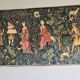 Reproduction tapisserie murale tissée main "Cueillette de fruits XVIème s. Musée du Louvre