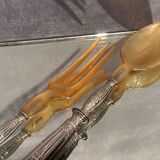 Louis XVI style silver handled salad service