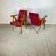 Paire de fauteuil 1950 pieds compas