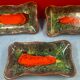 Set of 3 empty pocket Vallauris, vintage 1970
